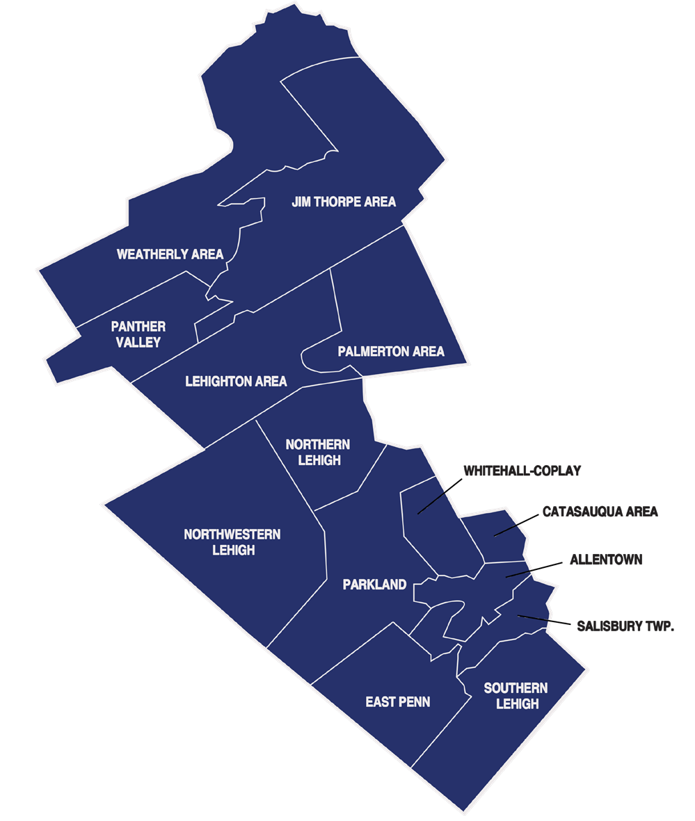 Map of School Districts